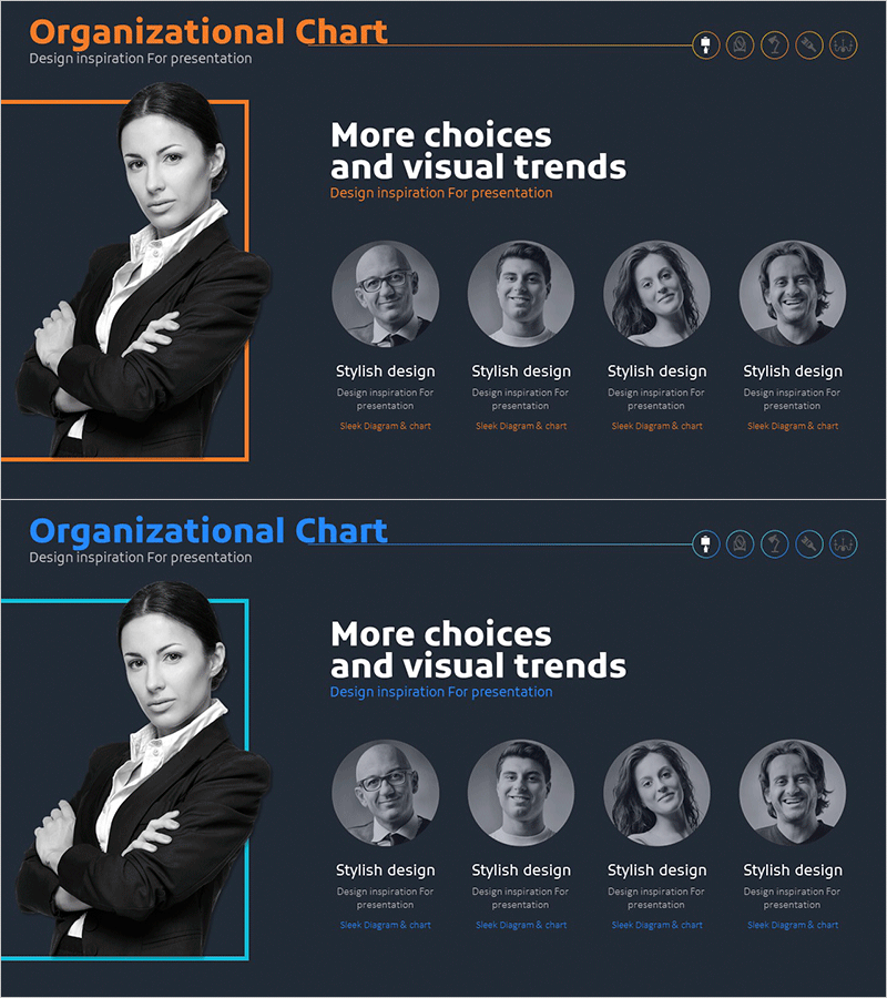 Industry-leading representatives & team personnel – Effective Organizational Chart