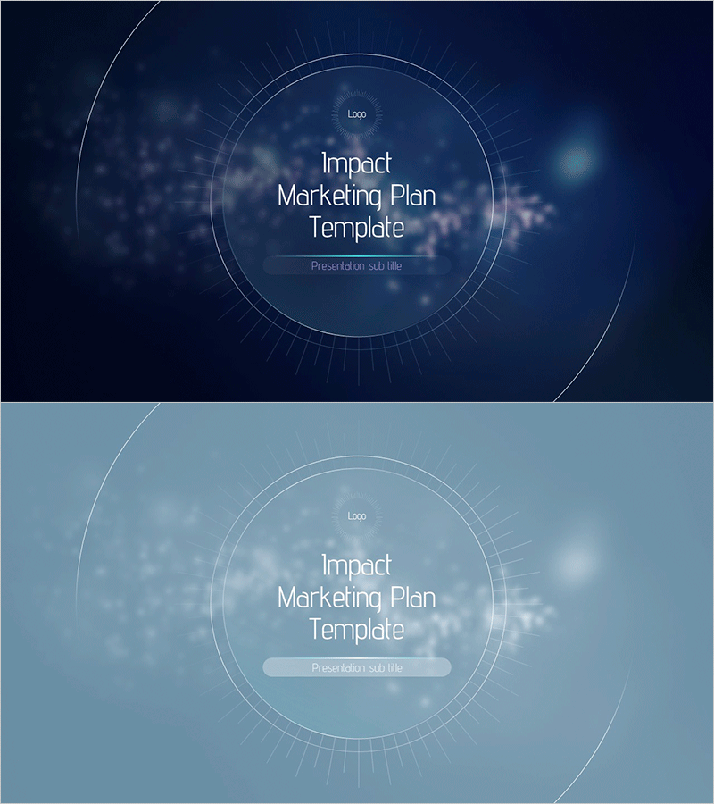 Impact Marketing Plan Template Cover
