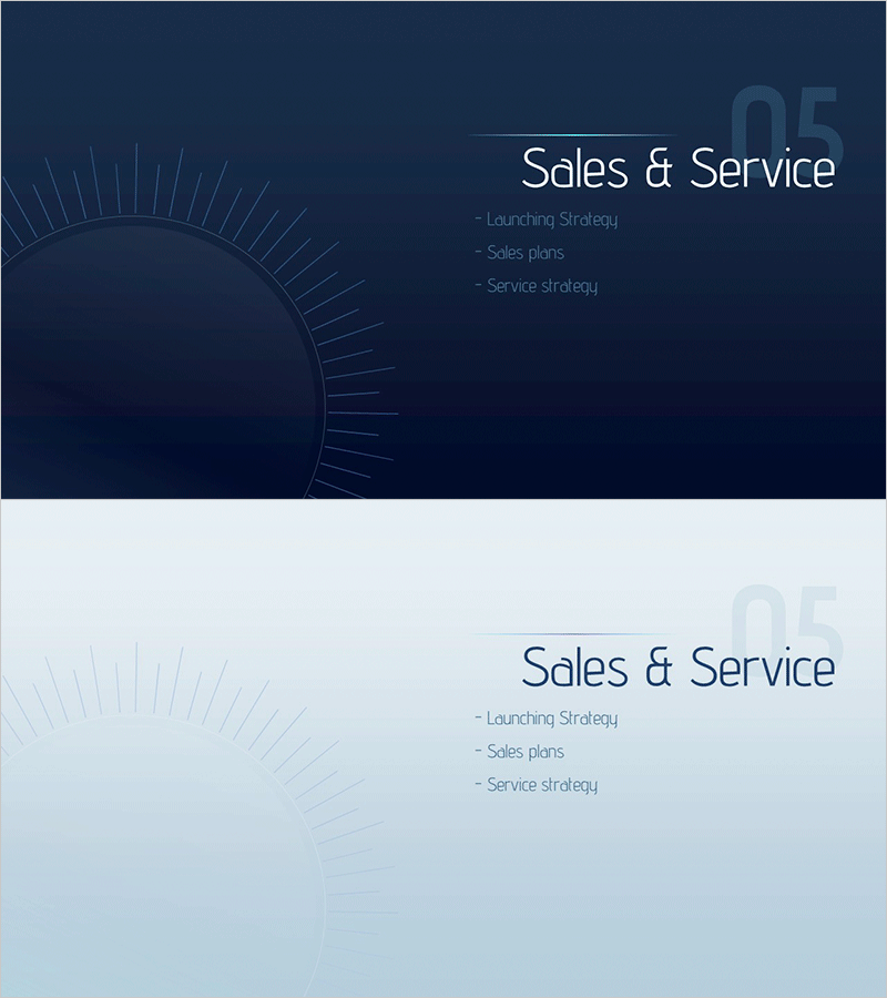 임팩트 마케팅 기획서 템플릿 간지 – 세일즈 전략 강조