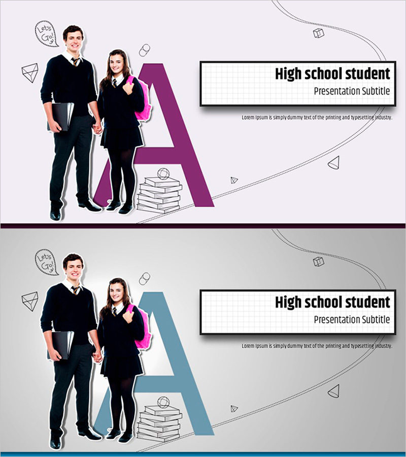 내용별 슬라이드 프레젠테이션 템플릿 – 정보 전달에 최적화된 디자인