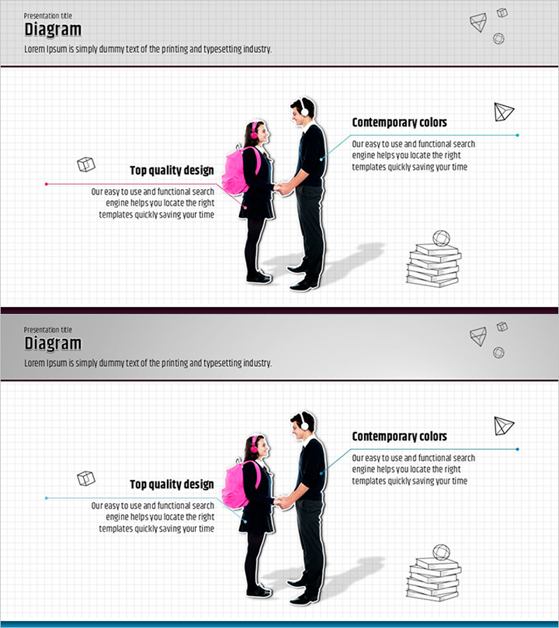 Industry-Specific Slide Template – Minimal Style Focused on Information and Design