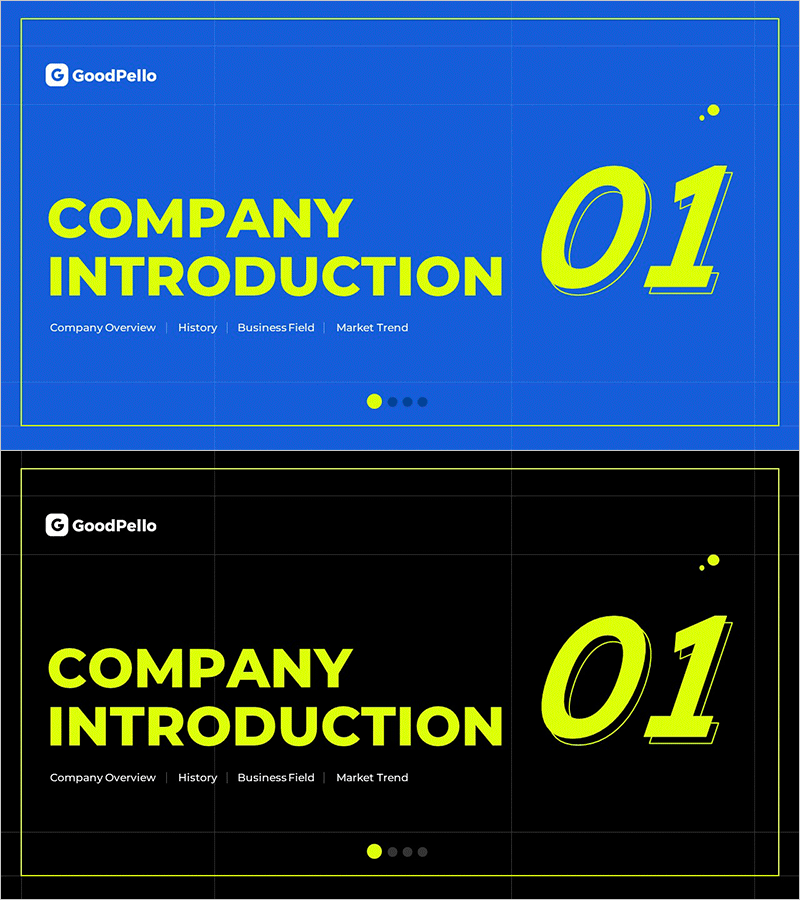Content-Based Slide Template – Versatile Design for Various Sections