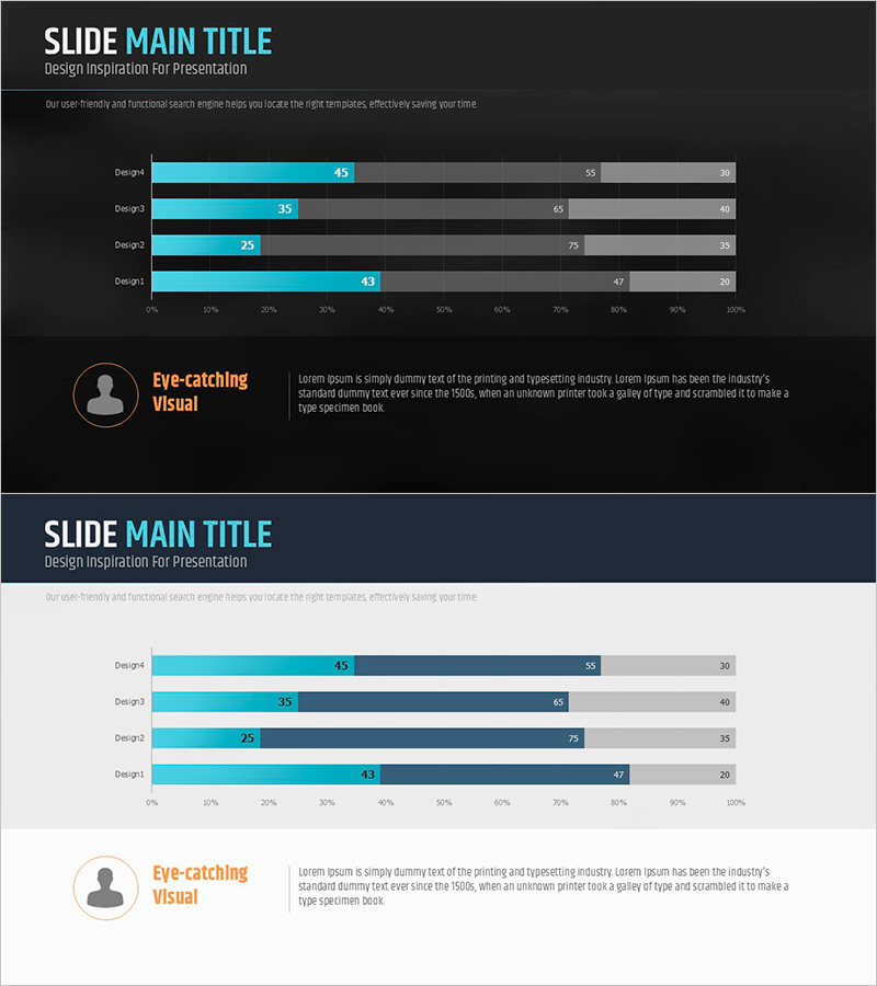 재무계획 및 성과 PPT 템플릿 – 전문적이고 신뢰성 있는 디자인