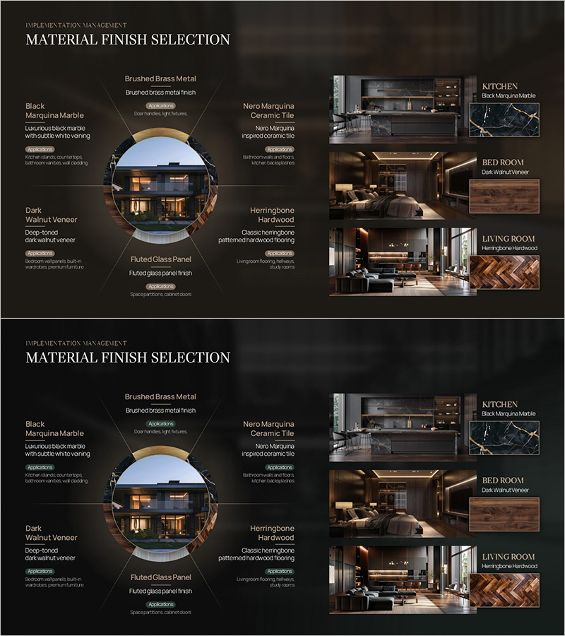 Material Strategy for Branded Spaces Slide