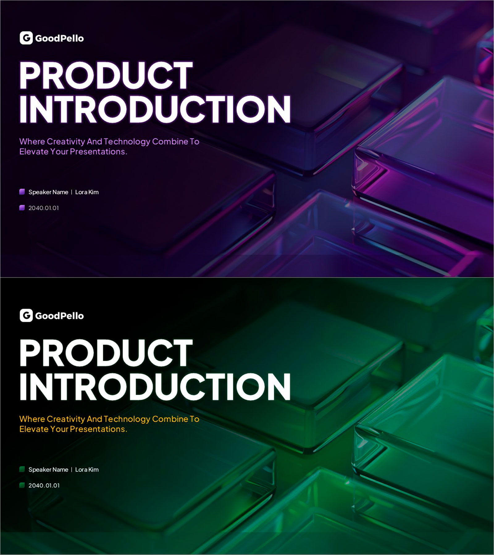 스퀘어 그래픽 제품서비스 템플릿 표지 – 현대적이고 세련된 소개