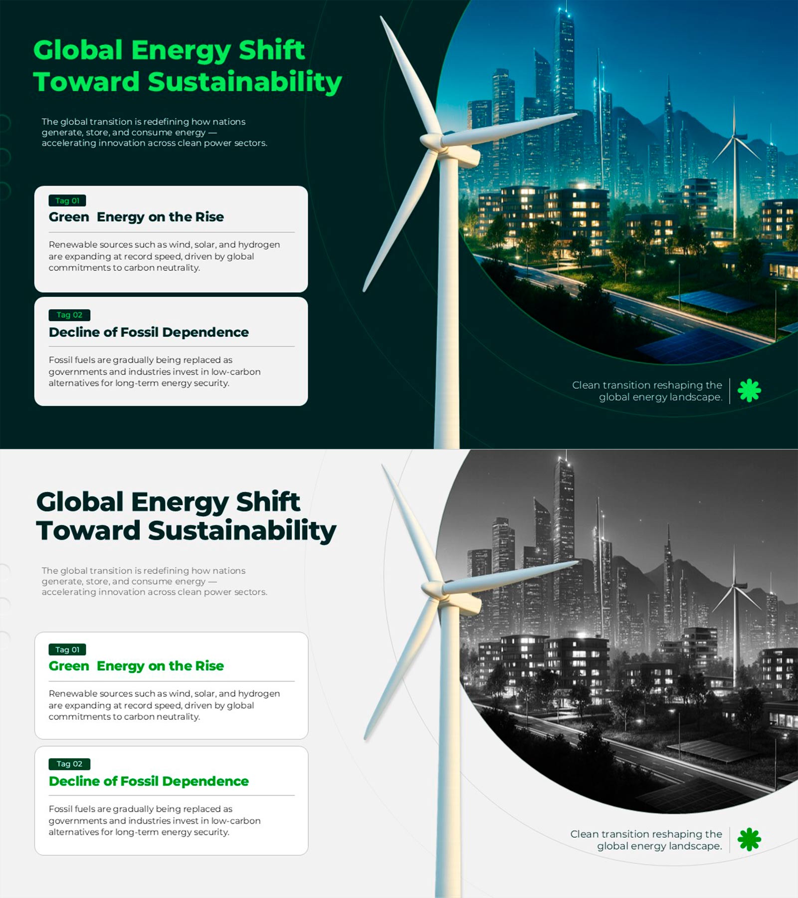 Global Energy Shift Insight Slide