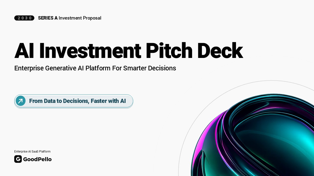 투자유치 피치덱 표준목차 프레젠테이션 템플릿 - 스타트업 투자유치 IR 템플릿