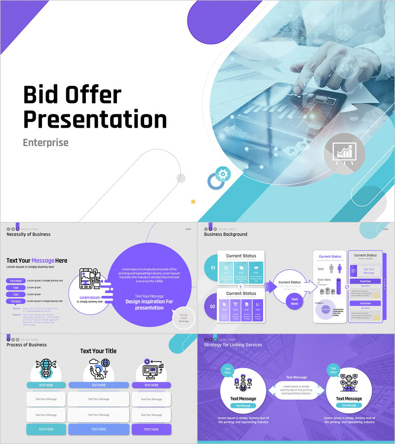 입찰 제안서 프레젠테이션 템플릿 | 비즈니스 제안용 PPT