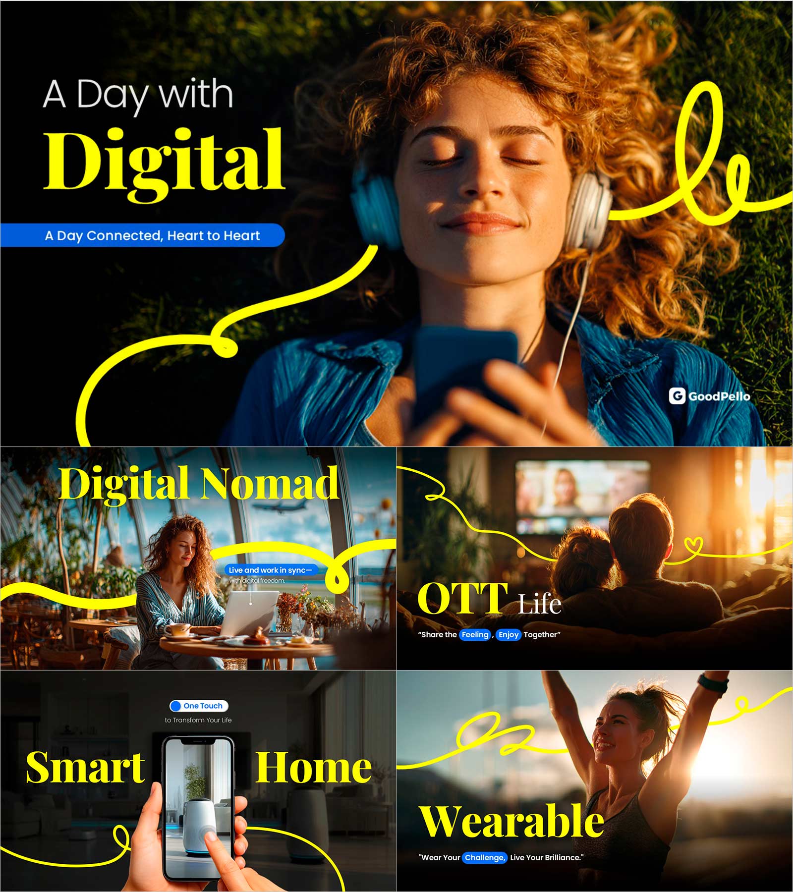 디지털과 함께하는 일상 템플릿