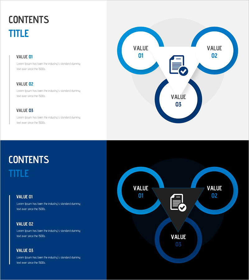 수자원 활용의 다이어그램 슬라이드 템플릿