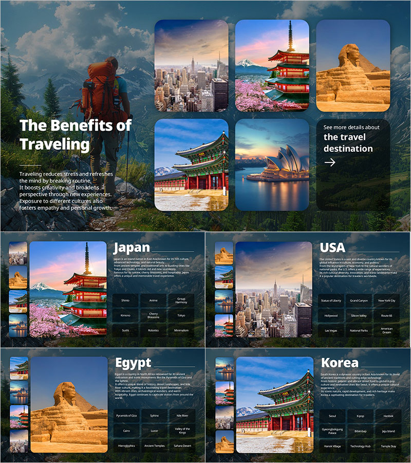 모핑 무빙 템플릿 | 자연스러운 전환 효과로 완성되는 프레젠테이션