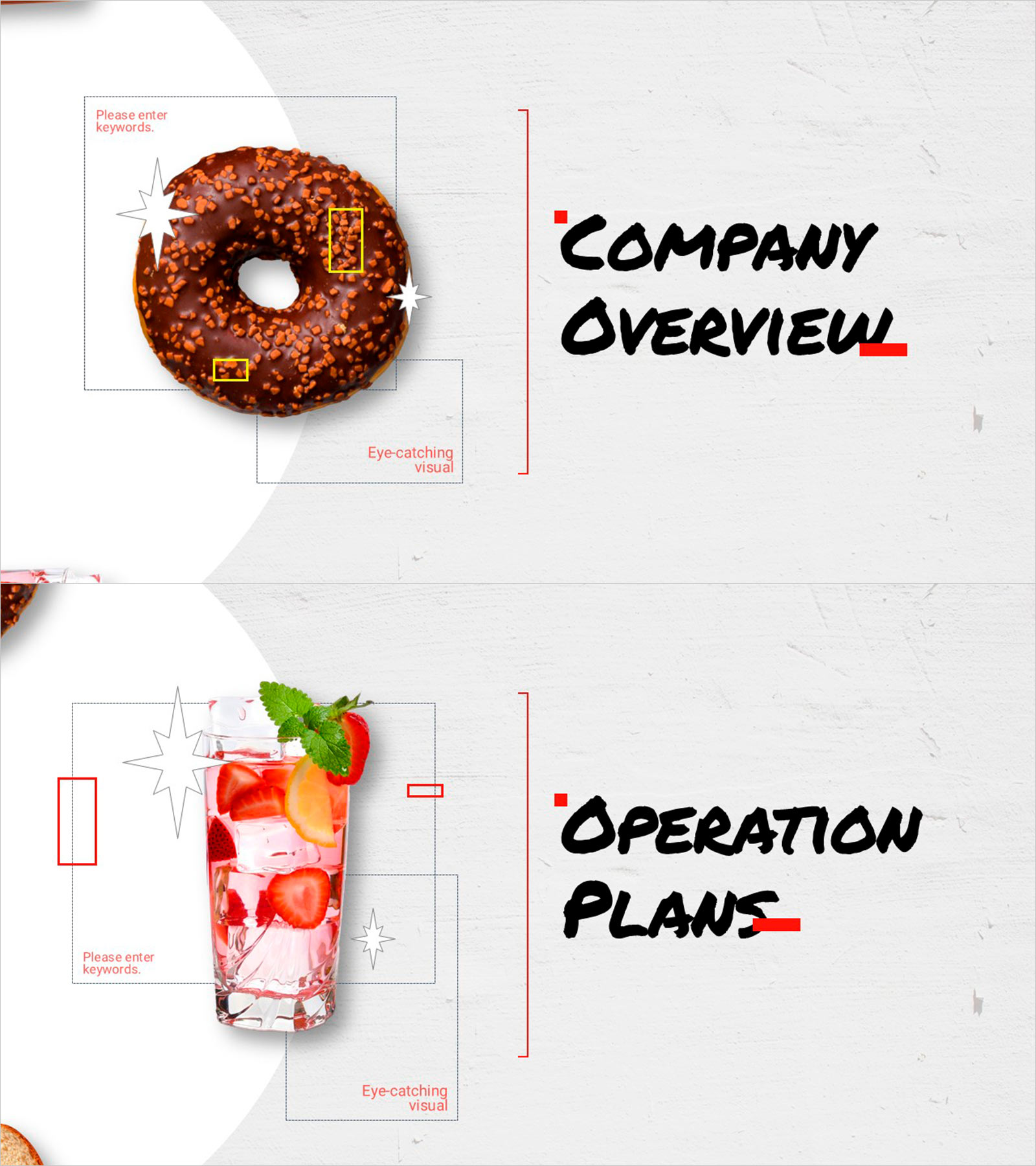 모핑 무빙 템플릿 – 푸드 & 카페 시리즈